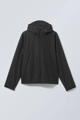 Relaxed Shell Jacket – Black