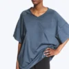 Relaxed Sports T-Shirt – Dark Blue