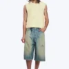 Relaxed Structured Knitted Vest – Off-White