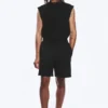 Relaxed Terry Shorts – Black