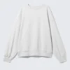 Relaxed Terry Sweatshirt – Grey Melange