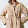Relaxed Utility Jacket – Beige