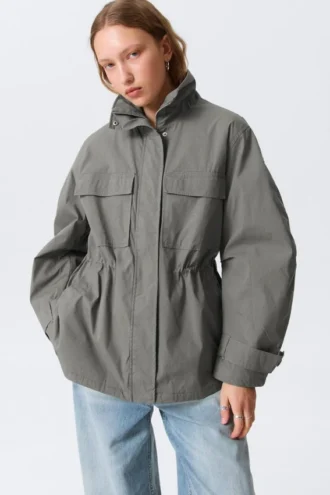 Relaxed Utility Jacket – Grey