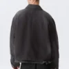 Relaxed Washed Utility Jacket – Washed Black