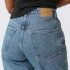 Resolute Curve High Waisted Regular Straight Jeans – 90S Blue – Medium Blue