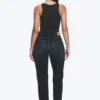 Resolute Curve High Waisted Regular Straight Jeans – Angel Blue – Dark Blue