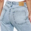 Resolute Curve High Waisted Regular Straight Jeans – Dream Blue – Light Blue