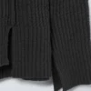 Rey Oversize Asymmetric Sweater – Dark Grey