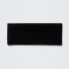 Ribbed Double-Layered Headband – Black