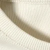 Ribbed Long-Sleeved T-Shirt – Dusty White