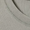 Ribbed Long-Sleeved T-Shirt – Grey