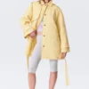 Rosabel Loose Single-Breasted Trench Coat – Light Yellow