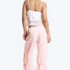 Rosabel Low Rise Loose Lace-Trim Bloomers – Light Dusty Pink