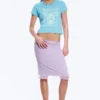 Rosabel Printed Baby Tee – Turquoise – Butterfly