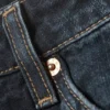 Rowe Super High Waisted Regular Straight Jeans – Angel Blue – Dark Blue