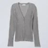 Ruby Cardigan – Grey Shimmer