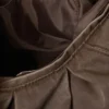 Ruched Crossbody Bag – Dark Brown