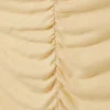 Ruched Hooded Tank Top – Light Beige