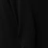 Ruched Long-Sleeved T-Shirt – Black