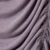 Ruched Long-Sleeved Top – Lilac