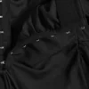 Ruched Mini Skirt – Black