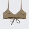Ruched Triangle Bikini Top – Dusty Mole
