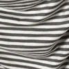Ruched Tube Mini Dress – White & Dark Mole Stripe