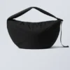 Samir Large Padded Crossbody Bag – Black