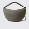 Samir Large Padded Crossbody Bag – Dark Mole