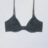 Sandy Mesh Wire Bra – Dark Turquoise