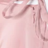 Satin Cut-Out Mini Skirt – Light Pink