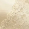 Satin Lace Midi Skirt – Light Dusty Beige