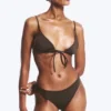 Scoop Bikini Bottoms – Dark Brown