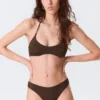 Scoop Bikini Bottoms – Dark Brown