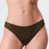 Scoop Bikini Bottoms – Dark Brown