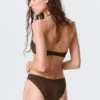 Scoop Bikini Bottoms – Dark Brown