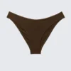 Scoop Bikini Bottoms – Dark Brown