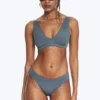 Scoop Bikini Bottoms – Dusty Medium Blue