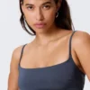 Scoop Neck Bikini Top – Dark Blue