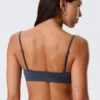 Scoop Neck Bikini Top – Dark Blue