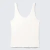Scoop Neck Tank Top – Off-White