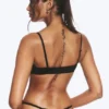 Scooped Soft Cotton Bra – Black