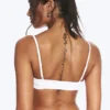 Scooped Soft Cotton Bra – White