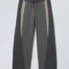 Scott Colour Block Sweatpants – Dark Grey Colour Block