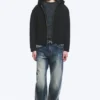 Scuba Zip Hoodie – Black