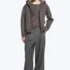 Scuba Zip Hoodie – Dark Mole