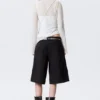 Sheer Asymmetric Boat-Neck Top – Light Beige