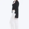 Sheer Cotton Knit Maxi Skirt – White