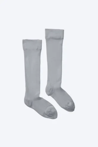 Sheer Knee-High Stockings – Light Dusty Grey