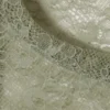 Sheer Lace Sleeveless Tank Top – Khaki Green